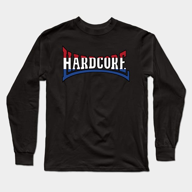 Hardcore Netherlands Long Sleeve T-Shirt by SPAZE